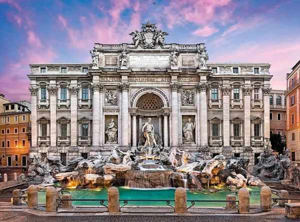 Trevi Fountain - 500pc Jigsaw Puzzle by Clementoni