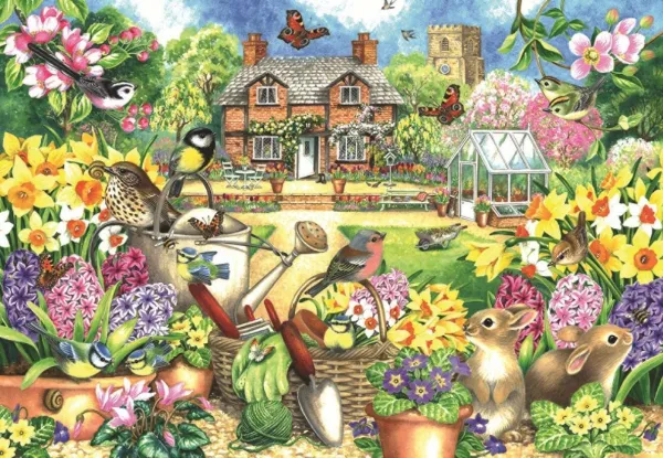 Spring Garden - 1000pc Jigsaw Puzzle By Falcon