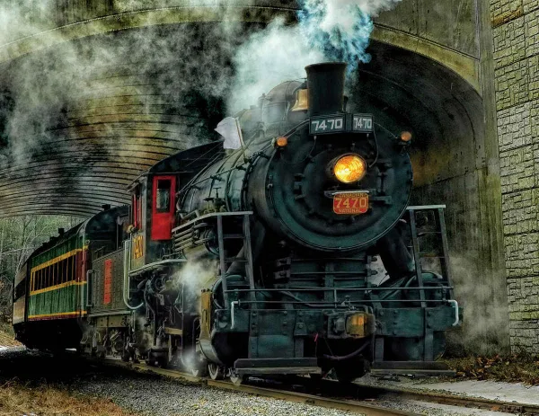 Green Mountian Express - 500pc Jigsaw Puzzle By Springbok