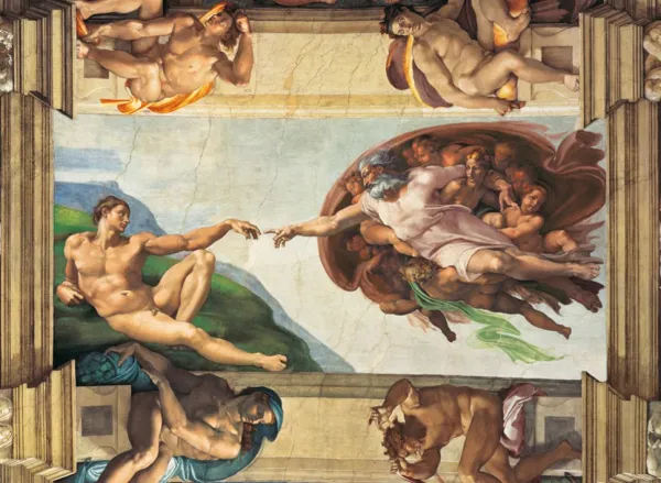 Michelangelo â€œThe Creation...â€  - 1000pc Jigsaw Puzzle by Clementoni