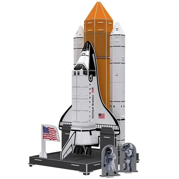 Space Exploration w/Booklet - 65pc 3D Jigsaw Puzzle by Daron