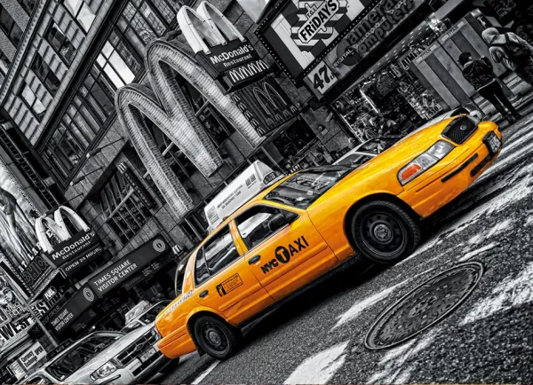 NY Taxi - 1000pc Jigsaw Puzzle by Clementoni