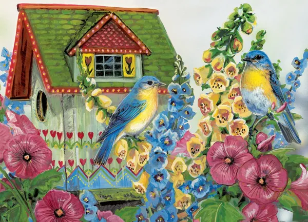 Country Cottage - 300pc Large Format Jigsaw Puzzle by Eurographics