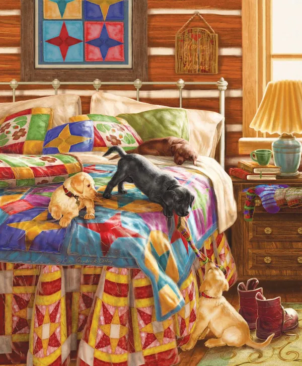 Bedtime Battle - 1000pc Jigsaw Puzzle by Sunsout