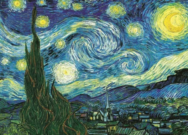 Starry Night by Vincent van Gogh - 100pc Jigsaw Puzzle by Eurographics