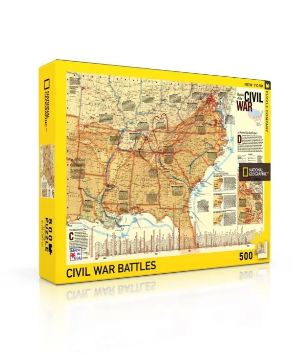 Battles of the Civil War - 500pc Jigsaw Puzzle by New York Puzzle Company