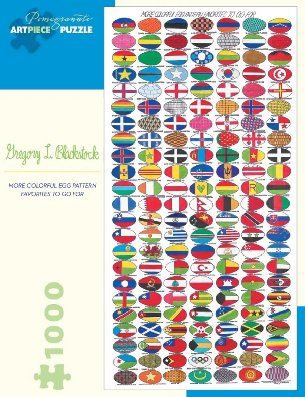 Blackstock: Egg Patterns - 1000pc Jigsaw Puzzle by Pomegranate