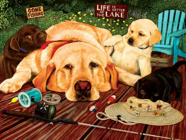 Life is Better at the Lake - 500pc Jigsaw Puzzle by Sunsout
