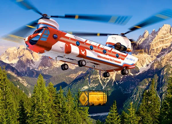 Sky Transport - 300pc Jigsaw Puzzle By Castorland
