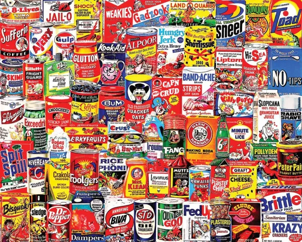 Wacky Packs - 1000pc Jigsaw Puzzle by White Mountain