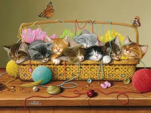 Basket Case - 350pc Family Jigsaw Puzzle by Cobble Hill  			  					NEW