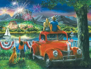 Celebration Across the River - 300pc Large Format Jigsaw Puzzle by SunsOut  			  					NEW