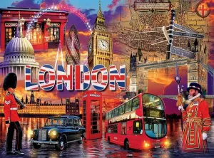 Cities: London - 1000pc Jigsaw Puzzle by Ceaco  			  					NEW
