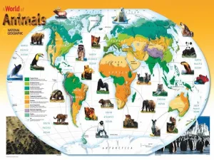 World Animals - 300pc Jigsaw Puzzle by New York Puzzle Company  			  					NEW