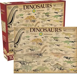Smithsonian: Dinosaurs - 1000pc Jigsaw Puzzle by Aquarius  			  					NEW