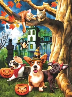 Halloween Hijinks - 1000pc Jigsaw Puzzle By Sunsout  			  					NEW