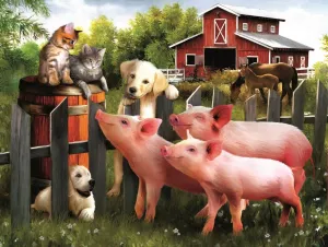 Making New Friends - 300pc Jigsaw Puzzle By Sunsout  			  					NEW