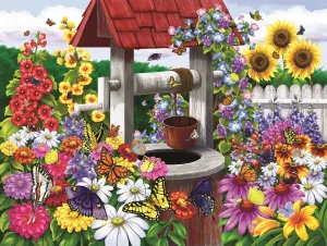 Wishing for Butterflies - 300pc Jigsaw Puzzle By Sunsout  			  					NEW