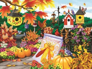 Welcome Autumn - 300pc Jigsaw Puzzle By Sunsout  			  					NEW