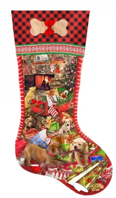 Puppy Stocking - 1000pc Jigsaw Puzzle By Sunsout  			  					NEW