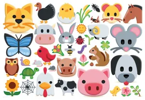 Emojipuzzle: Farm Animals - 100pc Jigsaw Puzzle by Eurographics  			  					NEW