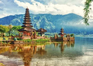 Temple Ulon Dami, Ball, Indonesia - 2000pc Jigsaw Puzzle by Educa  			  					NEW