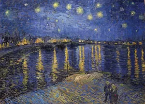Van Gogh: Starry Night over the Rhone - 1000pc Jigsaw Puzzle By D-Toys  			  					NEW