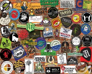 Pennsylvania Beers - 1000pc Jigsaw Puzzle By White Mountain  			  					NEW