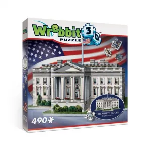 The White House - 490pc 3D Puzzle by Wrebbit  			  					NEW