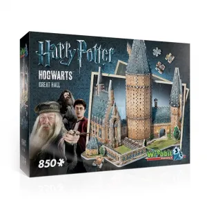 Hogwarts Great Hall - 850pc 3D Puzzle by Wrebbit  			  					NEW