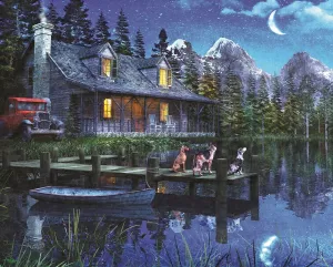 Moonlit Night - 1000pc Jigsaw Puzzle By Springbok  			  					NEW