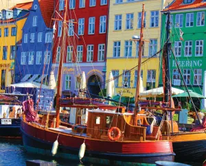 Copenhagen Waterfront - 1000pc Jigsaw Puzzle By Springbok  			  					NEW
