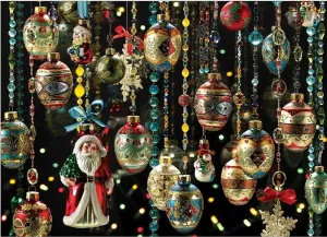 Christmas Ornaments - 1000pc Jigsaw Puzzle By Cobble Hill  			  					NEW