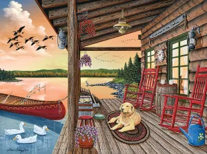 Welcome to the Cabin - 1000pc Jigsaw Puzzle By White Mountain  			  					NEW
