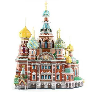 Cathedral of the Resurrection of Christ - 233pc 3D Jigsaw Puzzle by Daron  			  					NEW