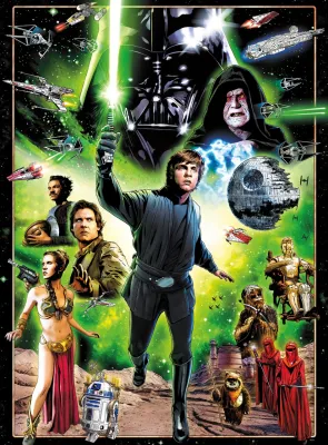 Star Wars: I Am a Jedi, Like My Father Before Me - 1000pc Jigsaw Puzzle by Buffalo Games  			  					NEW