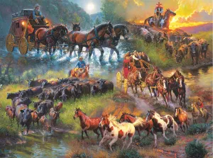 Wagon Trails - 1000pc Jigsaw Puzzle By Sunsout  			  					NEW