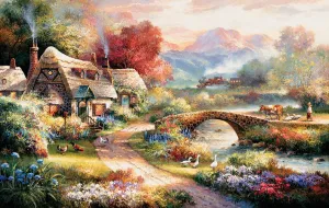 Evening Retreat - 500+pc Large Format Puzzle by SunsOut