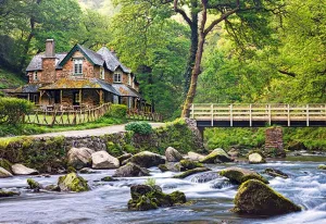 Watersmeet, Exmoor National Park, England - 1000pc Jigsaw Puzzle by Castorland