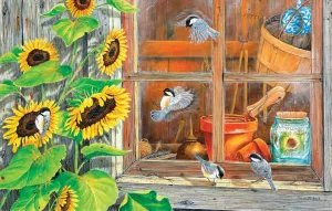 Sunflower Shed - 1000pc Jigsaw Puzzle by SunsOut