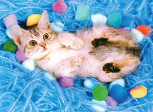 Lovely Kitten - 500pc Jigsaw Puzzle by Tomax