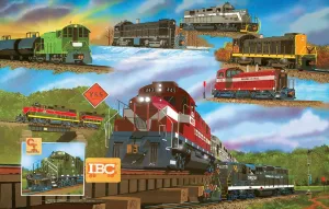 For the Love of Trains - 1000pc Jigsaw Puzzle by SunsOut