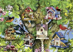 Bird Village - 1000pc Jigsaw Puzzle by Ravensburger