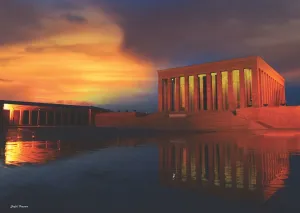 AnÃµtkabir Neon - 1000pc Jigsaw Puzzle by Anatolian