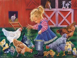 Farm Girl - 300pc Jigsaw Puzzle By Sunsout