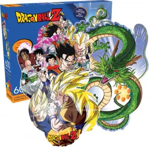 Dragon Ball Z - 600pc Double-sided Shaped Jigsaw Puzzle by Aquarius  			  					NEW