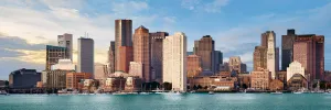 Cityscape: Boston - 1000pc Panoramic Jigsaw Puzzle by Masterpieces