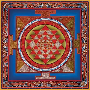 Heussenstamm: Sri Yantra - 1000pc Jigsaw Puzzle by Pomegranate  			  					NEW