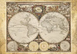 Historical World Map - 2000pc Jigsaw Puzzle by Schmidt