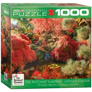 Butchart Gardens Japanese Garden (Small Box) - 1000pc Jigsaw Puzzle by Eurographics